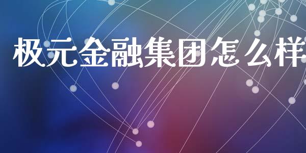 极元金融集团怎么样_https://m.qmgjg.com_投资银行_第1张