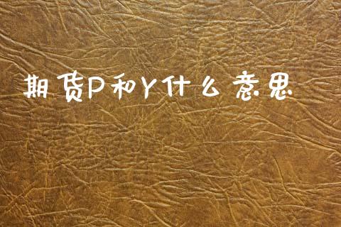 期货P和Y什么意思_https://m.qmgjg.com_投资银行_第1张