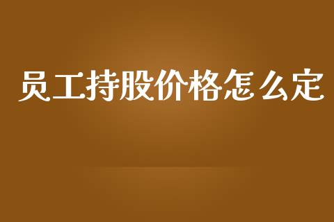 员工持股价格怎么定_https://m.qmgjg.com_金融市场_第1张