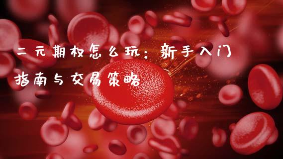 二元期权怎么玩：新手入门指南与交易策略_https://m.qmgjg.com_货币基金_第1张