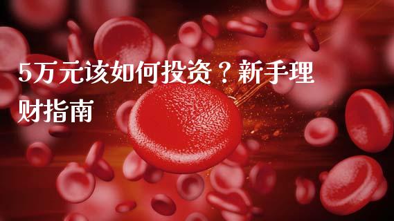5万元该如何投资？新手理财指南_https://m.qmgjg.com_金融市场_第1张