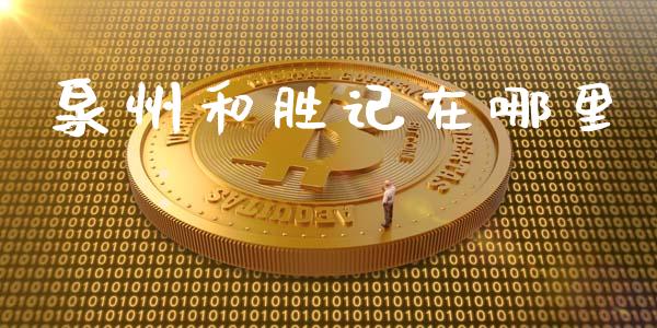 泉州和胜记在哪里_https://m.qmgjg.com_投资银行_第1张