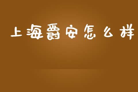 上海爵安怎么样_https://m.qmgjg.com_资金管理_第1张