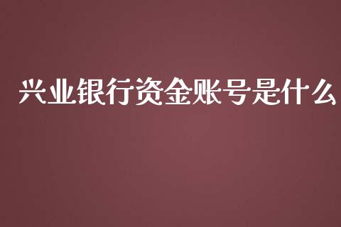 兴业银行资金账号是什么_https://m.qmgjg.com_货币基金_第1张