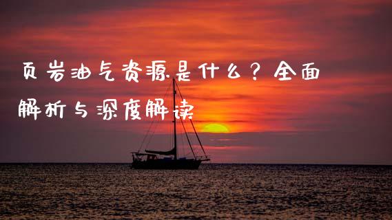 页岩油气资源是什么？全面解析与深度解读_https://m.qmgjg.com_货币基金_第1张