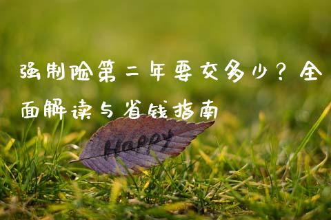 强制险第二年要交多少？全面解读与省钱指南_https://m.qmgjg.com_资金管理_第1张