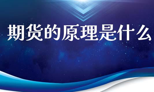 期货的原理是什么_https://m.qmgjg.com_货币基金_第1张