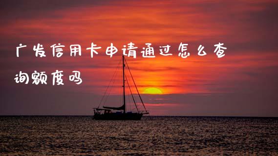 广发信用卡申请通过怎么查询额度吗_https://m.qmgjg.com_投资银行_第1张