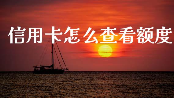 信用卡怎么查看额度_https://m.qmgjg.com_金融市场_第1张