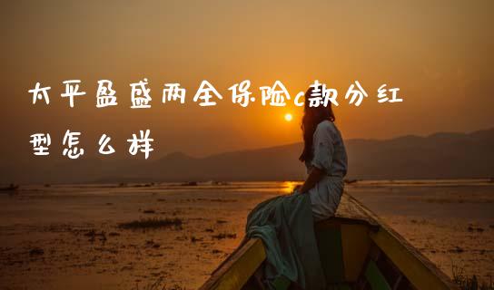 太平盈盛两全保险c款分红型怎么样_https://m.qmgjg.com_货币基金_第1张