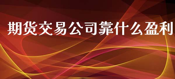 期货交易公司靠什么盈利_https://m.qmgjg.com_金融市场_第1张