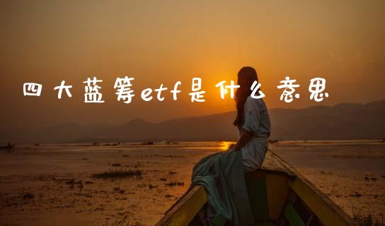 四大蓝筹etf是什么意思_https://m.qmgjg.com_投资银行_第1张