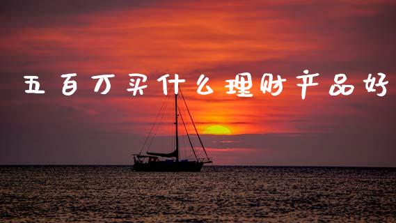 五百万买什么理财产品好_https://m.qmgjg.com_金融市场_第1张