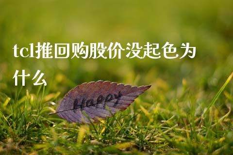 tcl推回购股价没起色为什么_https://m.qmgjg.com_投资银行_第1张