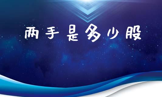 两手是多少股_https://m.qmgjg.com_货币基金_第1张