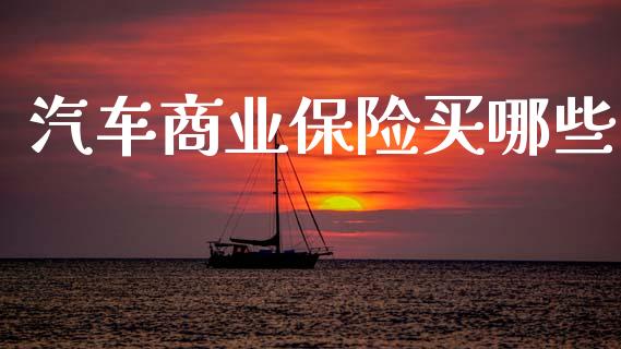 汽车商业保险买哪些_https://m.qmgjg.com_投资银行_第1张