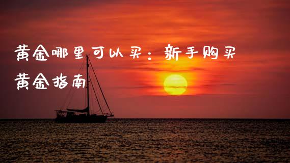 黄金哪里可以买:新手购买黄金指南_投资银行_第1张_资金管理_投资银行_金融市场_货币基金 黄金哪里可以买:新手购买黄金指南_https://m.qmgjg.com_投资银行_第1张
