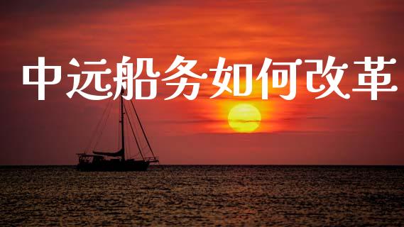 中远船务如何改革_https://m.qmgjg.com_投资银行_第1张