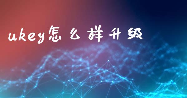 ukey怎么样升级_https://m.qmgjg.com_货币基金_第1张