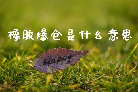 橡胶爆仓是什么意思_投资银行_第1张_资金管理_投资银行_金融市场_货币基金 橡胶爆仓是什么意思_https://m.qmgjg.com_投资银行_第1张
