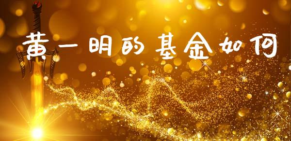 黄一明的基金如何_https://m.qmgjg.com_投资银行_第1张