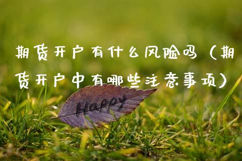 期货开户有什么风险吗(期货开户中有哪些注意事项)_货币基金_第1张_资金管理_投资银行_金融市场_货币基金 期货开户有什么风险吗(期货开户中有哪些注意事项)_https://m.qmgjg.com_货币基金_第1张