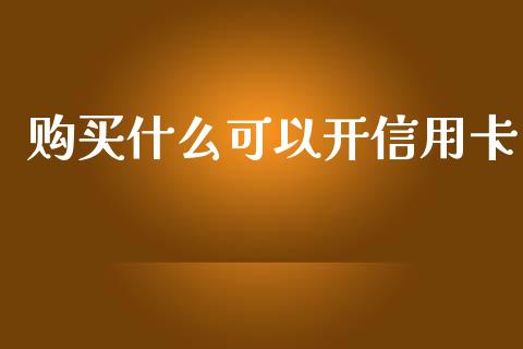 购买什么可以开信用卡_https://m.qmgjg.com_投资银行_第1张