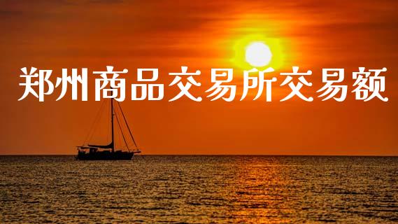 郑州商品交易所交易额_https://m.qmgjg.com_资金管理_第1张