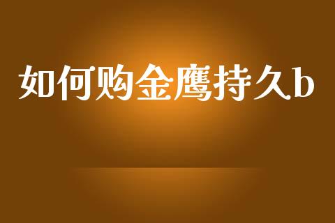 如何购金鹰持久b_https://m.qmgjg.com_资金管理_第1张