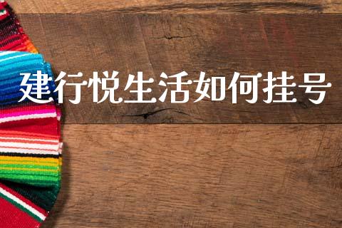 建行悦生活如何挂号_https://m.qmgjg.com_货币基金_第1张
