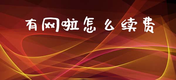 有网啦怎么续费_https://m.qmgjg.com_货币基金_第1张