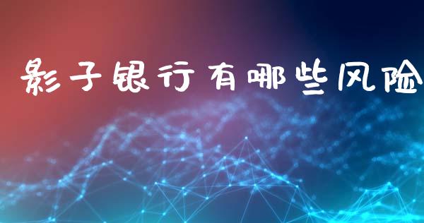 影子银行有哪些风险_https://m.qmgjg.com_资金管理_第1张