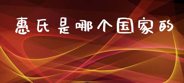 惠氏是哪个国家的_https://m.qmgjg.com_货币基金_第1张