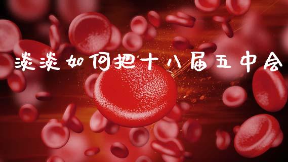 淡淡如何把十八届五中会_https://m.qmgjg.com_货币基金_第1张
