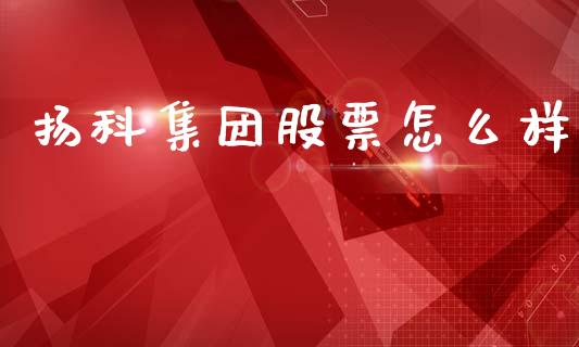 扬科集团股票怎么样_https://m.qmgjg.com_投资银行_第1张