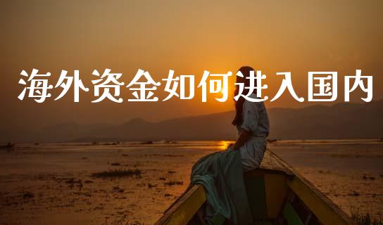 海外资金如何进入国内_https://m.qmgjg.com_投资银行_第1张