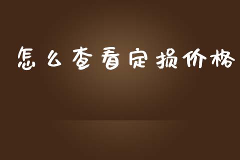 怎么查看定损价格_https://m.qmgjg.com_货币基金_第1张