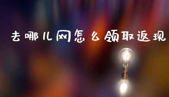 去哪儿网怎么领取返现_https://m.qmgjg.com_资金管理_第1张