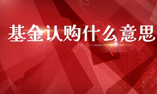 基金认购什么意思_资金管理_第1张_资金管理_投资银行_金融市场_货币基金 基金认购什么意思_https://m.qmgjg.com_资金管理_第1张