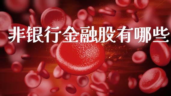 非银行金融股有哪些_https://m.qmgjg.com_货币基金_第1张