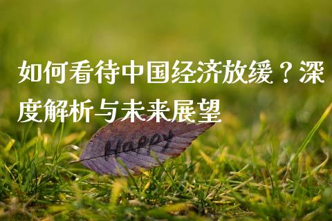 如何看待中国经济放缓？深度解析与未来展望_https://m.qmgjg.com_资金管理_第1张