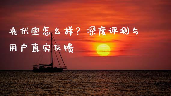 光伏宝怎么样？深度评测与用户真实反馈_https://m.qmgjg.com_投资银行_第1张