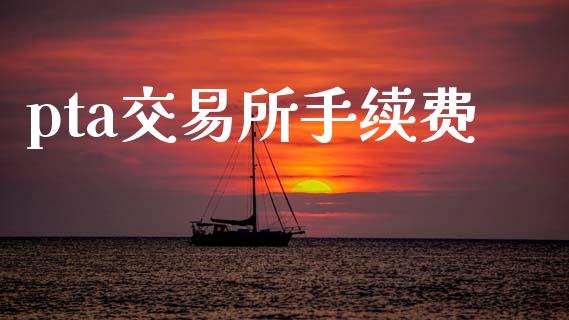 pta交易所手续费_https://m.qmgjg.com_资金管理_第1张