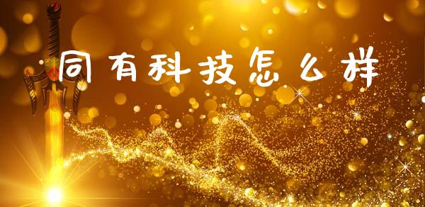 同有科技怎么样_https://m.qmgjg.com_货币基金_第1张