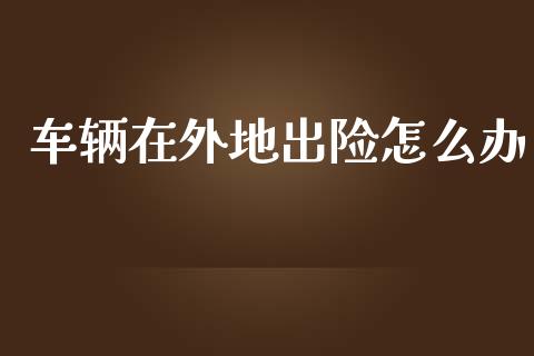车辆在外地出险怎么办_https://m.qmgjg.com_资金管理_第1张