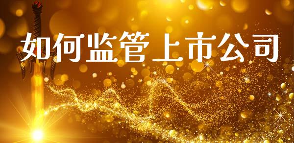 如何监管上市公司_https://m.qmgjg.com_货币基金_第1张