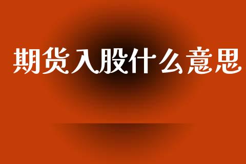 期货入股什么意思_投资银行_第1张_资金管理_投资银行_金融市场_货币基金 期货入股什么意思_https://m.qmgjg.com_投资银行_第1张