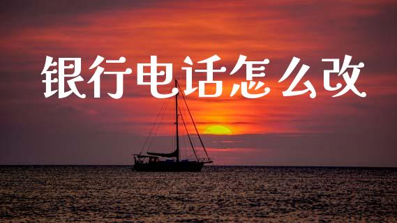 银行电话怎么改_https://m.qmgjg.com_金融市场_第1张
