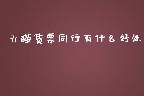 天猫货票同行有什么好处_https://m.qmgjg.com_投资银行_第1张