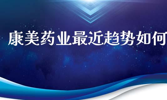 康美药业最近趋势如何_https://m.qmgjg.com_投资银行_第1张